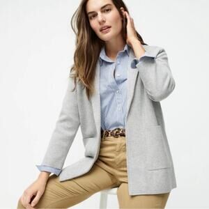 J. Crew 365 Gray Sophie Sweater Blazer - size XXL